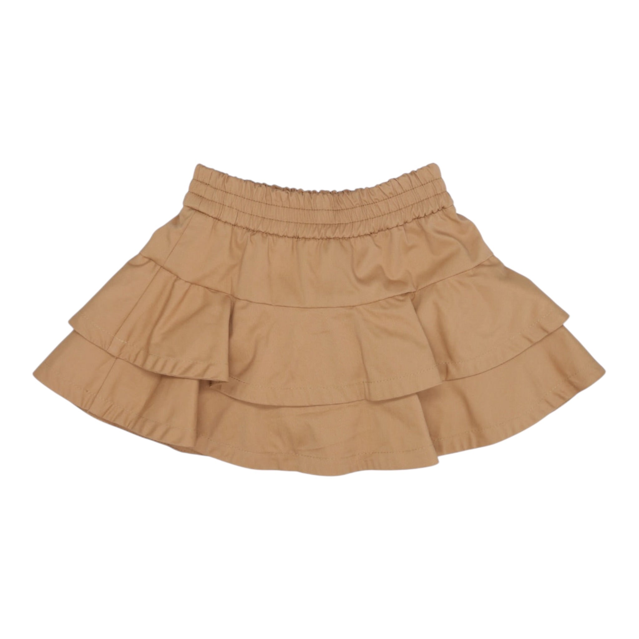 Monnalisa Gonna Tinta Unita con Balze per Neonata 17E701 BEIGE MONNALISA 