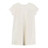 Monnalisa T-Shirt Girocollo Tinta Unita con Stampa per Bambina 197601S3 PANNA MONNALISA 