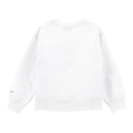 Monnalisa Felpa Tinta Unita Girocollo con Brillantini per Bambina 19C601 BIANCO MONNALISA 