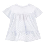 Monnalisa Maxi T-Shirt Girocolo Tinta Unita con Stampa per Bambina 19E625 BIANCO MONNALISA 