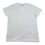 Monnalisa T-Shirt Girocollo Tinta Unita con Stampa per Bambino 253609 BIANCO MONNALISA 