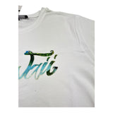 Monnalisa T-Shirt Girocollo Tinta Unita con Stampa per Bambino 253609 BIANCO MONNALISA 