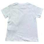 Monnalisa T-Shirt Girocollo Tinta Unita con Stampa per Bambino 28E602 BIANCO MONNALISA 