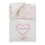 Monnalisa Coperta Tinta Unita con Stampa per Neonata 35D002 BIANCO MONNALISA 