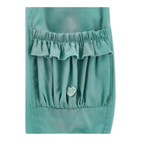 Monnalisa Pantalone Tinta Unita con Elastico In Vita per Neonata 37E402 VERDE MONNALISA 