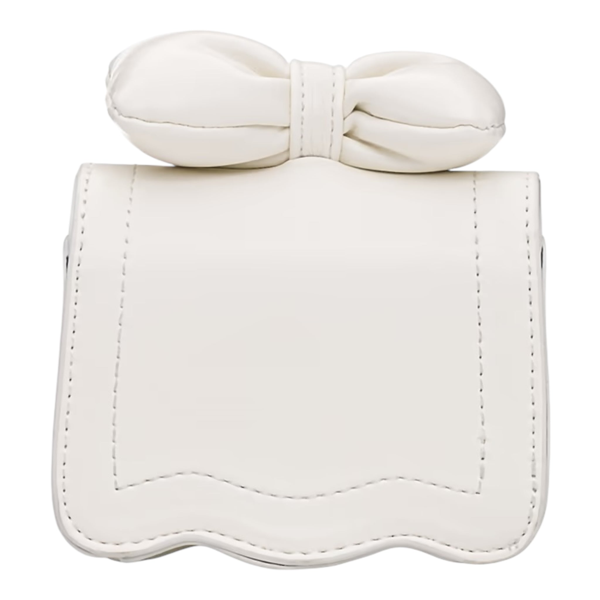 Monnalisa Mini Borsa Tinta Unita con Applicazioni per Bambina 39E003 PANNA MONNALISA 
