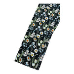 Monnalisa Leggins Tinta Unita Fantasia Floreale per Bambina 413410 NERO MONNALISA 