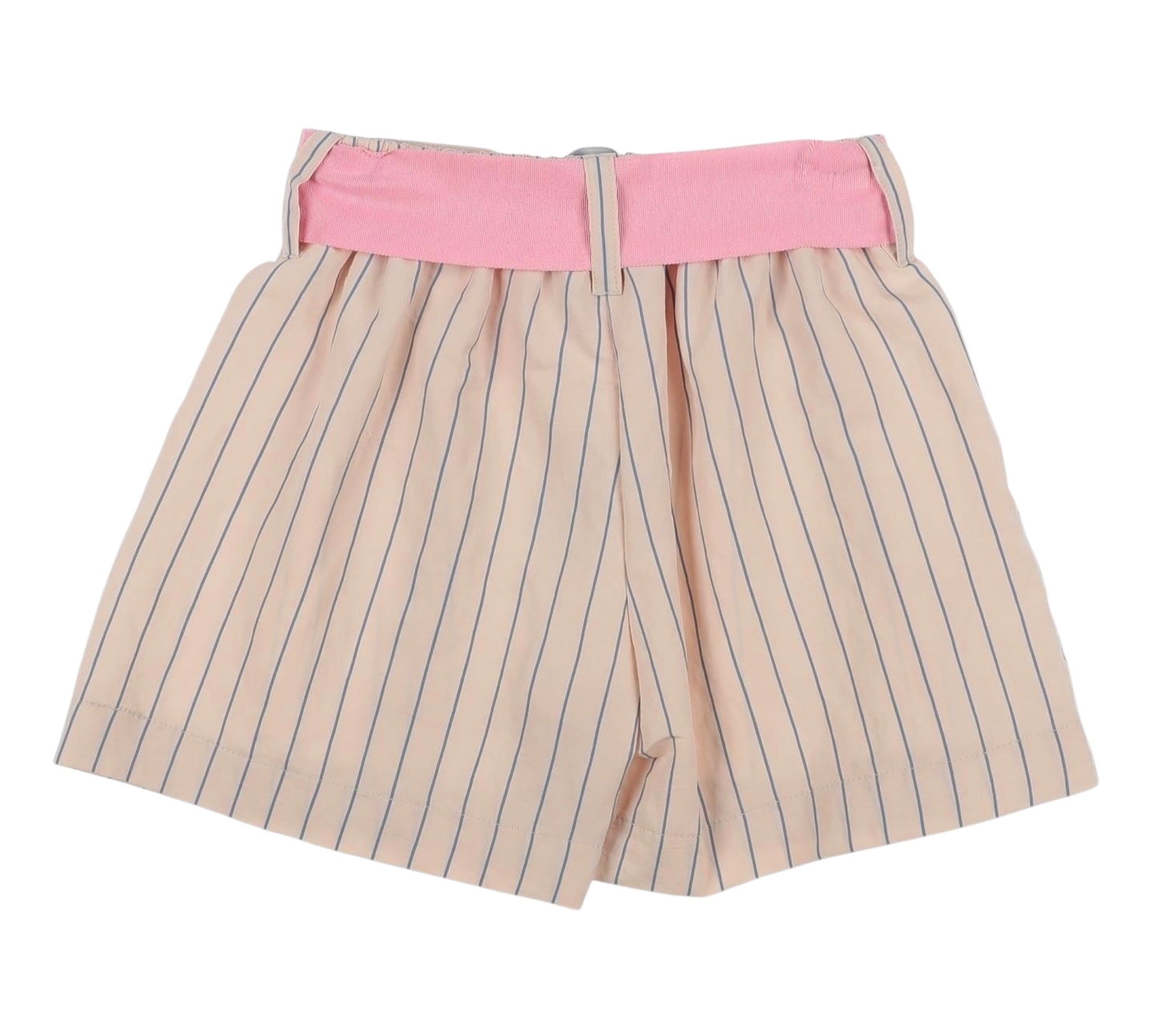 Monnalisa Short Tinta Unita con Cinturino per Bambina 419408 ROSA MONNALISA 