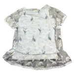 Monnalisa Camicia Velata Tinta Unita con Canotta per Bambina 711611 BIANCO MONNALISA 