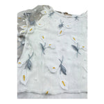 Monnalisa Camicia Velata Tinta Unita con Canotta per Bambina 711611 BIANCO MONNALISA 