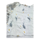 Monnalisa Camicia Velata Tinta Unita con Canotta per Bambina 711611 BIANCO MONNALISA 