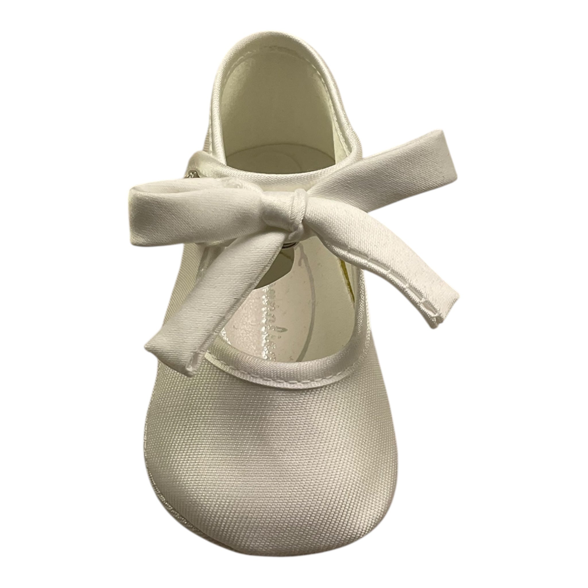 Monnalisa Ballerina Tinta Unita con Fiocco per Neonata 73E003 BIANCO MONNALISA 