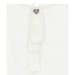 Monnalisa Camicia Mezza Manica Tinta Unita per Bambina 79E610X BIANCO MONNALISA 