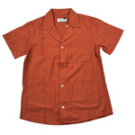 Mood_One Camicia Mezza Manica Tinta Unita per Bambino 3019 RUGGINE MOOD_ONE 