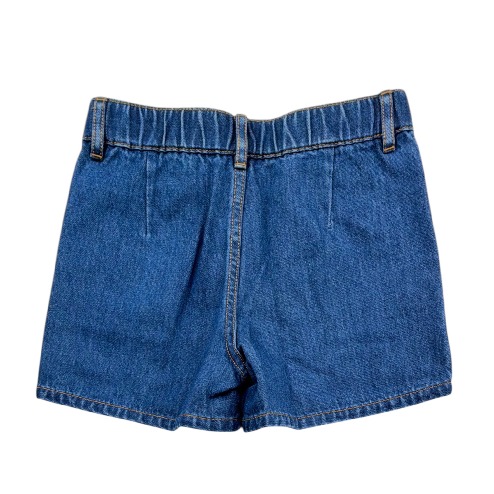Moschino T-Shirt Modello Crop Tinta Unita con Stampa- Shorts per Bambina HDG01K BIANCO MOSCHINO 