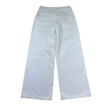 Moschino Pantalone Tinta Unita Modello A Palazzo per Bambina HDP070 BIANCO MOSCHINO 