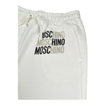 Moschino Pantalone Tuta Tinta Unita con Logo per Bambino HMP07C BIANCO MOSCHINO 