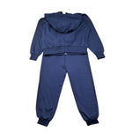 Moschino Completo 2 Pezzi Felpa-Pantalone per Bambino HUK04H BLU MOSCHINO 