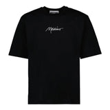 Moschino T-Shirt Tinta Unita con Stampa per Bambina HUM058X NERO MOSCHINO 