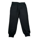 Moschino Pantalone Tuta tinta unita con Logo Nero per Bambino HUP079 NERO MOSCHINO 
