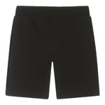 Moschino Bermuda tinta unita con Logo Nero per Bambino HUQ01O NERO MOSCHINO 