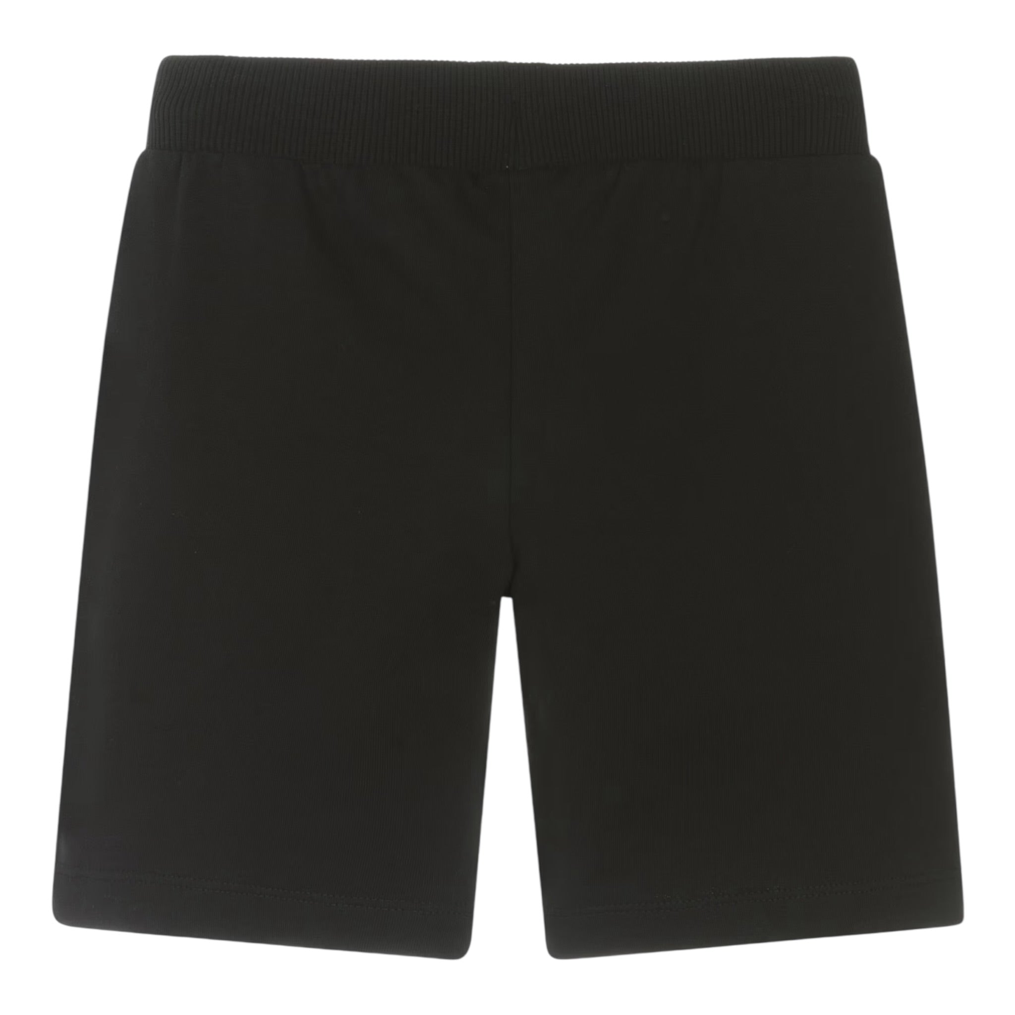 Moschino Bermuda tinta unita con Logo Nero per Bambino HUQ01O NERO MOSCHINO 