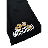 Moschino Bermuda tinta unita con Logo Nero per Bambino HUQ01O NERO MOSCHINO 