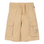 Moschino Bermuda Tinta Unita con Elastico In Vita per Bambino HUQ027 CAMMELLO MOSCHINO 