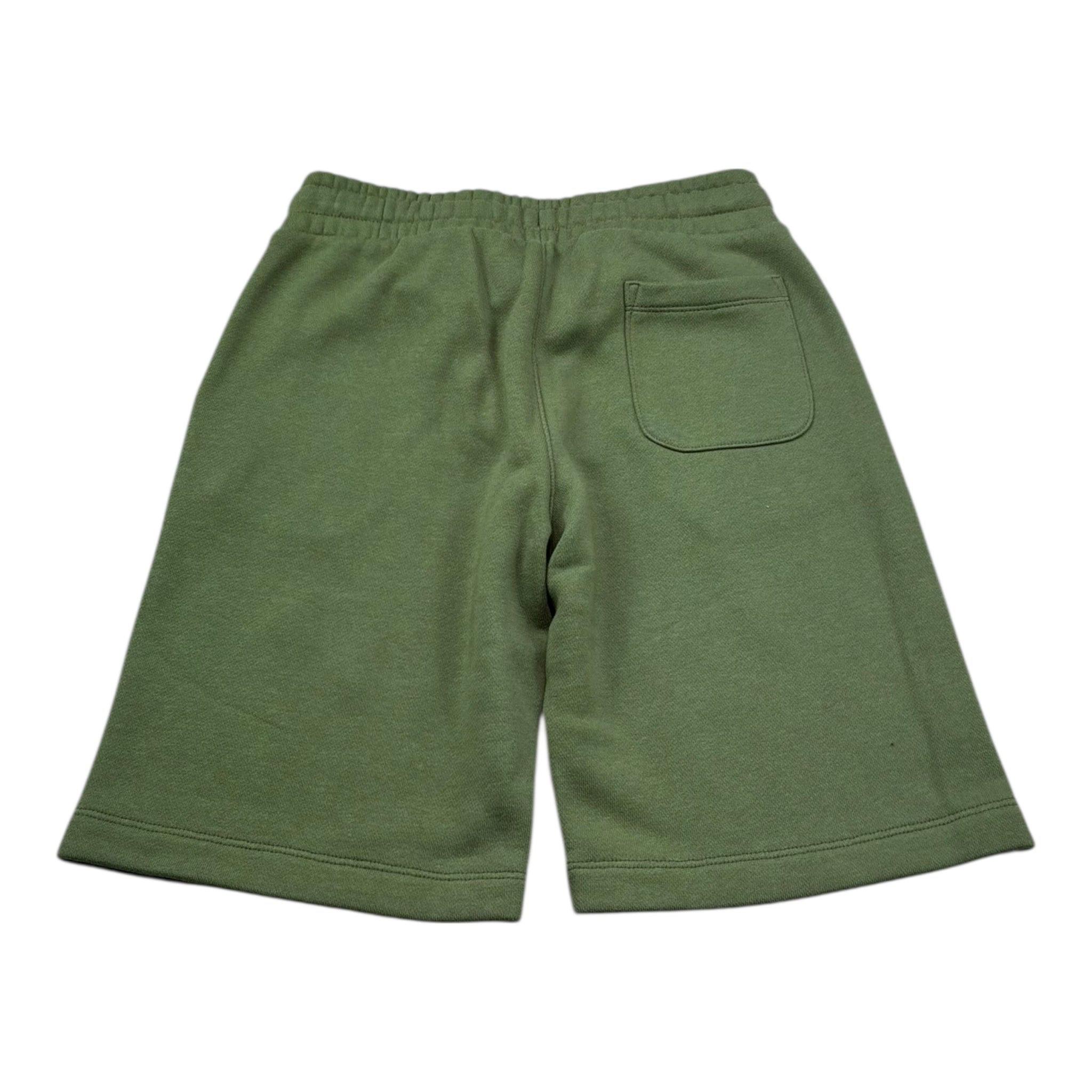 Moschino Bermuda Tinta Unita con Stampa per Bambino HUQ02M VERDE MOSCHINO 