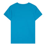 Moschino T-Shirt Girocollo Tinta Unita con Stampa per Bambino HYM04K AZZURRO MOSCHINO 