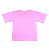 Moschino T-Shirt Girocollo Tinta Unita con Stampa per Bambina HYM05G ROSA MOSCHINO 