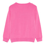 Moschino Maglia Girocollo Tinta Unita con Ricamo Orso per Bambina HYW00J ROSA MOSCHINO 