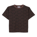 Moschino T-Shirt Girocollo Logata per Neonato M8M032 MARRONE MOSCHINO 