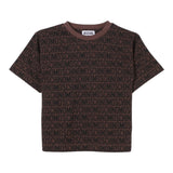 Moschino T-Shirt Girocollo Logata per Neonato M8M032 MARRONE MOSCHINO 