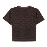 Moschino T-Shirt Girocollo Logata per Neonato M8M032 MARRONE MOSCHINO 