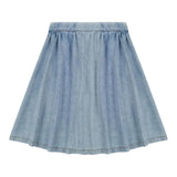 Moschino Gonna Tinta Unita In Denim per Bambina MDJ03L AZZURRO MOSCHINO 