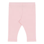 Moschino Leggins Tinta Unita con Logo per Neonata MDP03DN ROSA MOSCHINO 