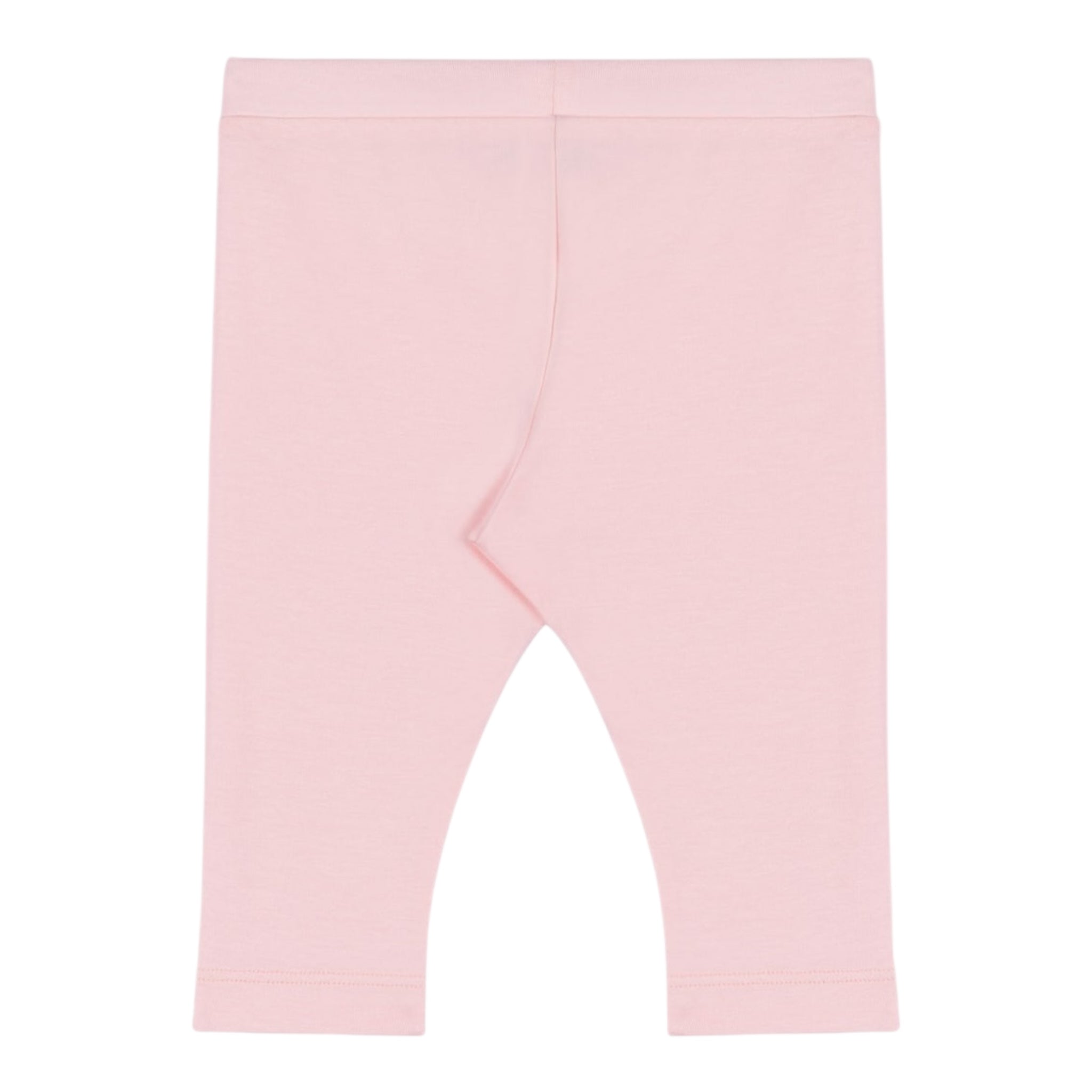 Moschino Leggins Tinta Unita con Logo per Neonata MDP03DN ROSA MOSCHINO 