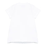 Moschino Abito Girocollo Tinta Unita con Stampa per Neonata MDV0C9 BIANCO MOSCHINO 