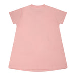 Moschino Abito Girocollo Tinta Unita con Stampa per Neonata MDV0C9XXX ROSA MOSCHINO 