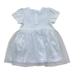 Moschino Abito Tinta Unita Mezza Manica per Neonata MDV0DB BIANCO MOSCHINO 
