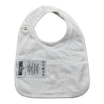 Moschino set Tutina Manica Lunga Tinta Unita con Logo-bavetta per Neonato MOY05L PANNA MOSCHINO 