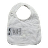 Moschino set Tutina Manica Lunga Tinta Unita con Logo-bavetta per Neonato MOY05L PANNA MOSCHINO 