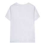 Moschino T-Shirt Girocollo Tinta Unita con Orso per Neonato MUM04AXX BIANCO MOSCHINO 