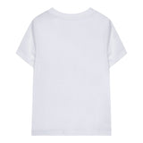 Moschino T-Shirt Girocollo Tinta Unita con Orso per Neonato MUM04AXX BIANCO MOSCHINO 