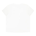 Moschino T-Shirt Girocollo Tinta Unita con Stampe In Contrasto per Bambino MUM04FXJ BIANCO MOSCHINO 