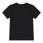 Moschino T-Shirt Girocollo Tinta Unita con Stampe In Contrasto per Neonato MUM04FX NERO MOSCHINO 