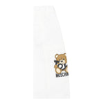 Moschino Pantalone Tinta Unita con Elastico In Vita per Neonato MUP05CN BIANCO MOSCHINO 
