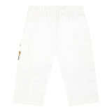 Moschino Pantalone Tinta Unita con Elastico In Vita per Bambino MUP05CX BIANCO MOSCHINO 