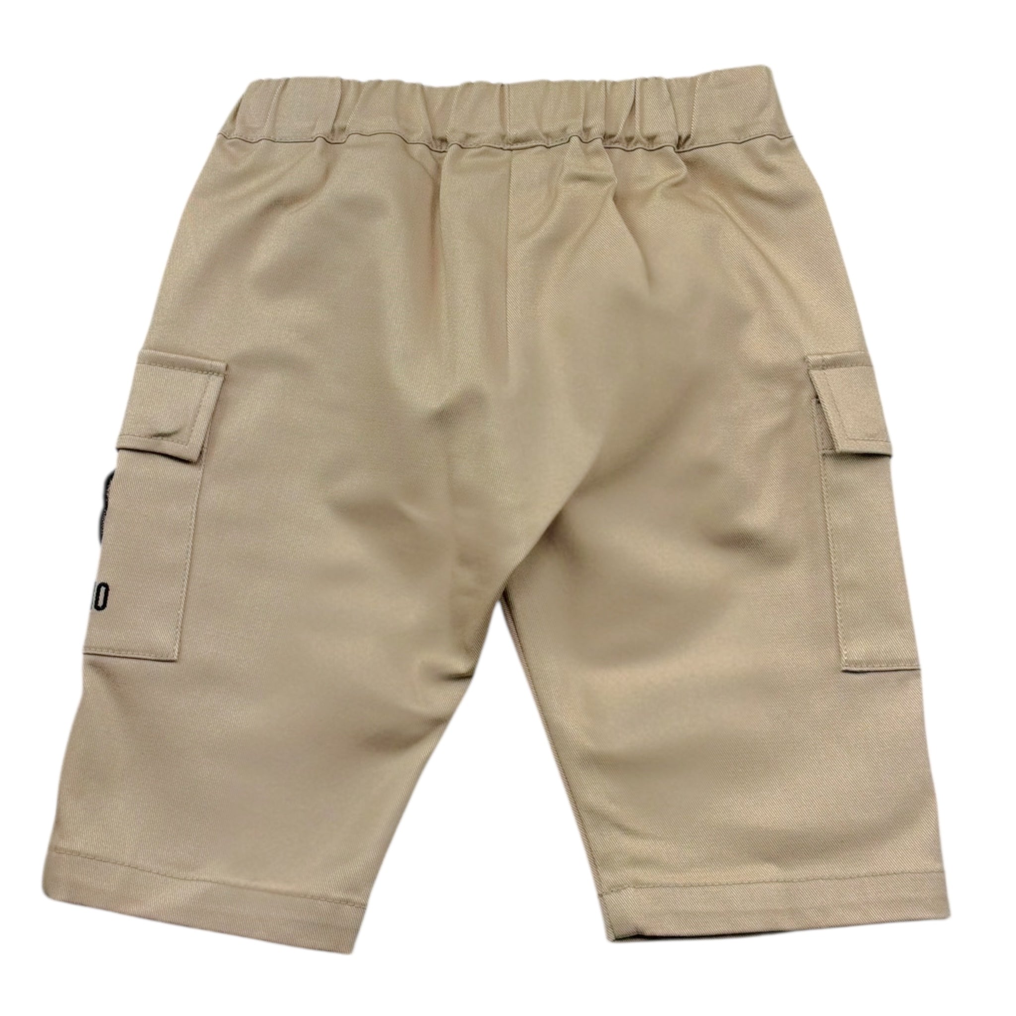 Moschino Pantalone Tinta Unita con Elastico In Vita per Neonato MUP05R BEIGE MOSCHINO 